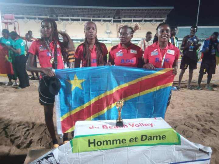 Beachvolley Zone 4 la RDC qualifiée aux JO d’été de Paris 2024